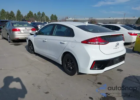 2019 Hyundai Ioniq Hybrid Blue из США, поврежденный, VIN KMHC65LC8KU178745